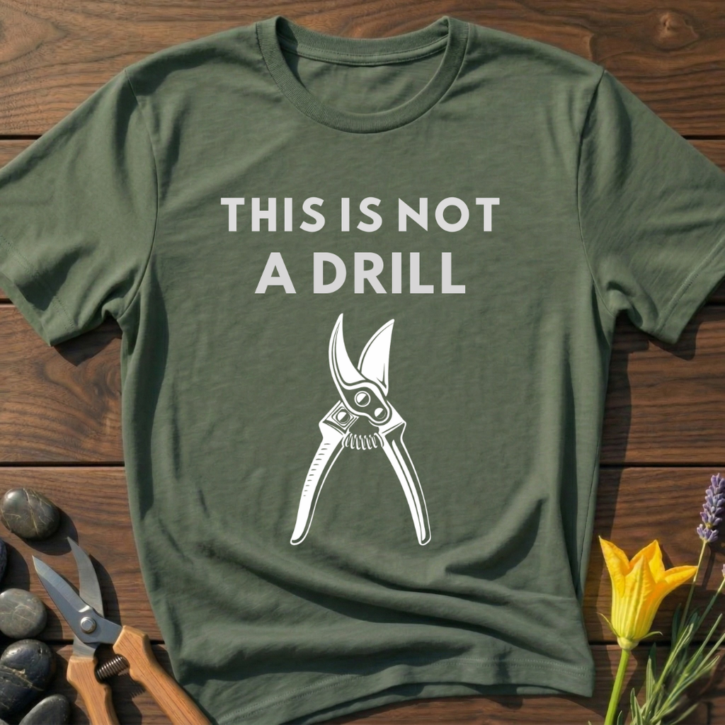 No Drill Garden Scissors T-Shirt