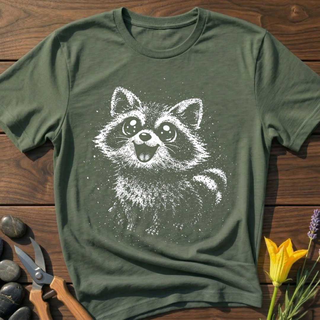 Racoon Happy T-Shirt