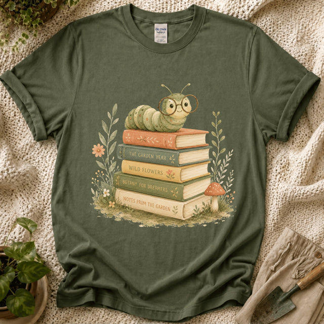 Book Lovers Garden T-Shirt - Zen & Zucchinis garden graphic tee