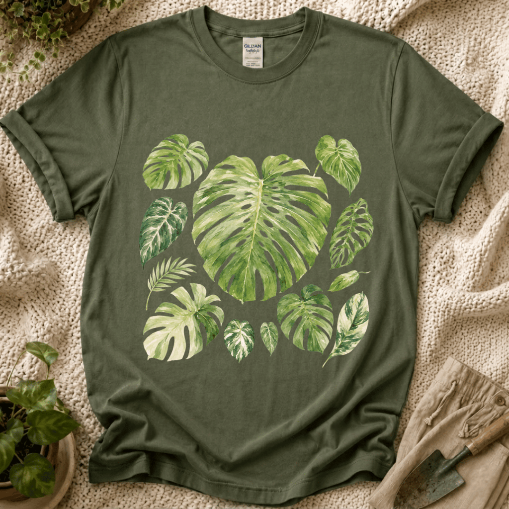Monstera Leaf Botanical T-Shirt