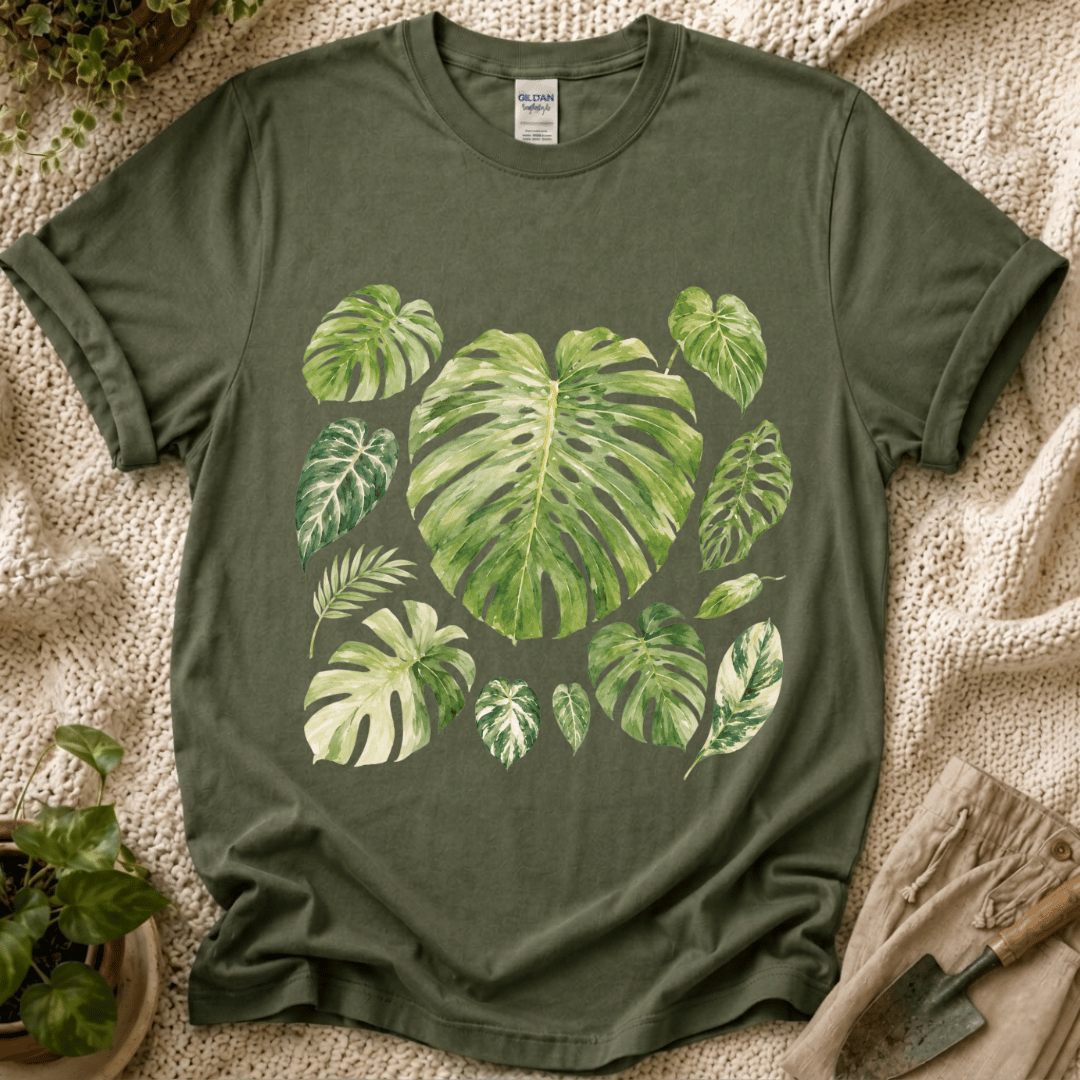 Monstera Leaf Botanical T-Shirt