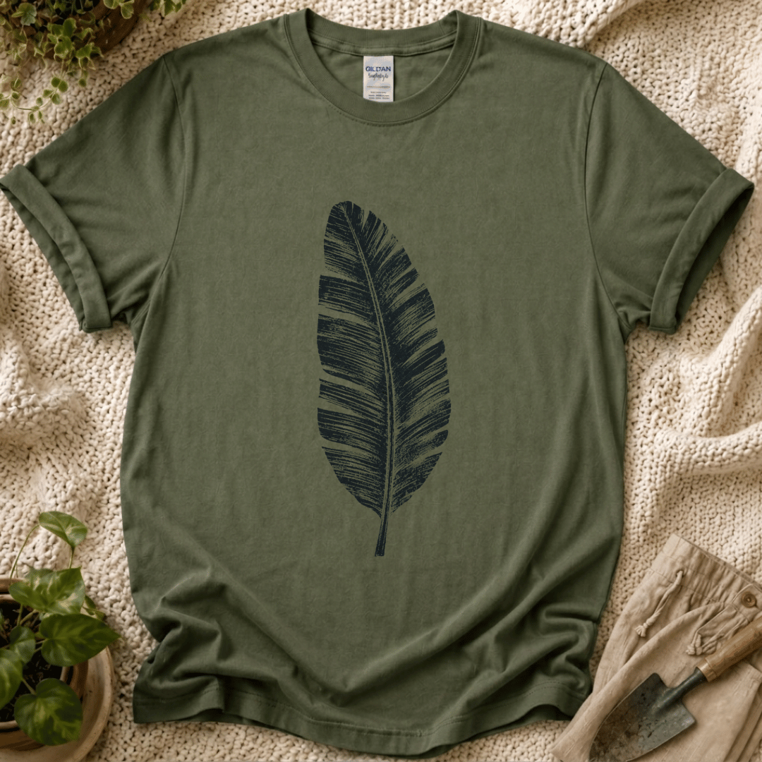 Feather of Luck T-Shirt by Zen & Zucchinis Slow Garden Club
