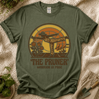 The Pruner Gardening Pose T-Shirt by Zen & Zucchinis Slow Garden Club
