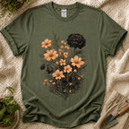 Vintage Flower Bouquet T-Shirt by Zen & Zucchinis Slow Garden Club
