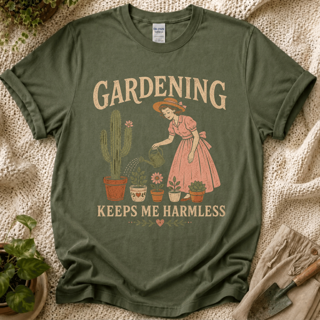 Gardening Keeps Me Harmless T-Shirt