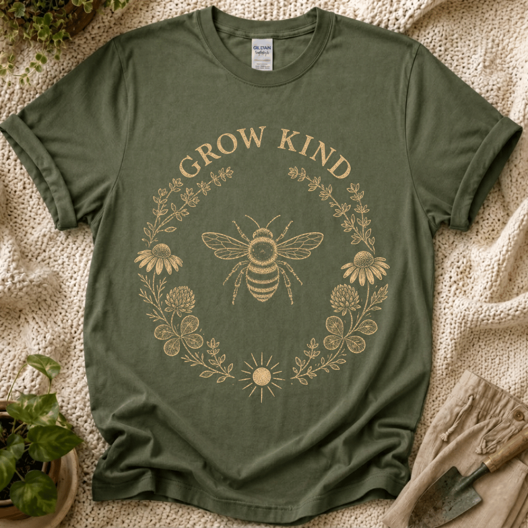 Grow Kind Bee Summer Circle T-Shirt