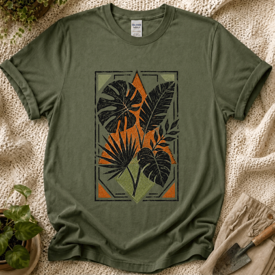 Botanical Frame T-Shirt by Zen & Zucchinis Slow Garden Club