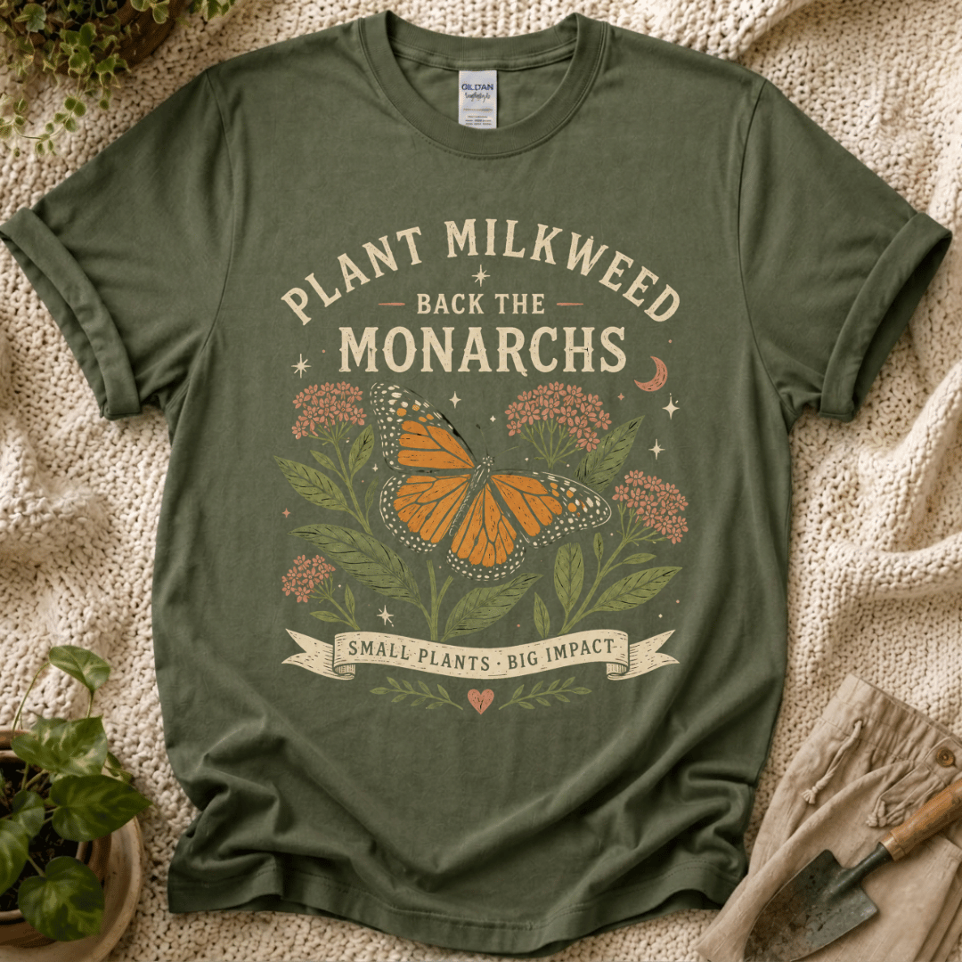Plant Milkweed Monarch T-Shirt