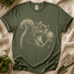 Squirrel Vibes T-Shirt by Zen & Zucchinis Slow Garden Club