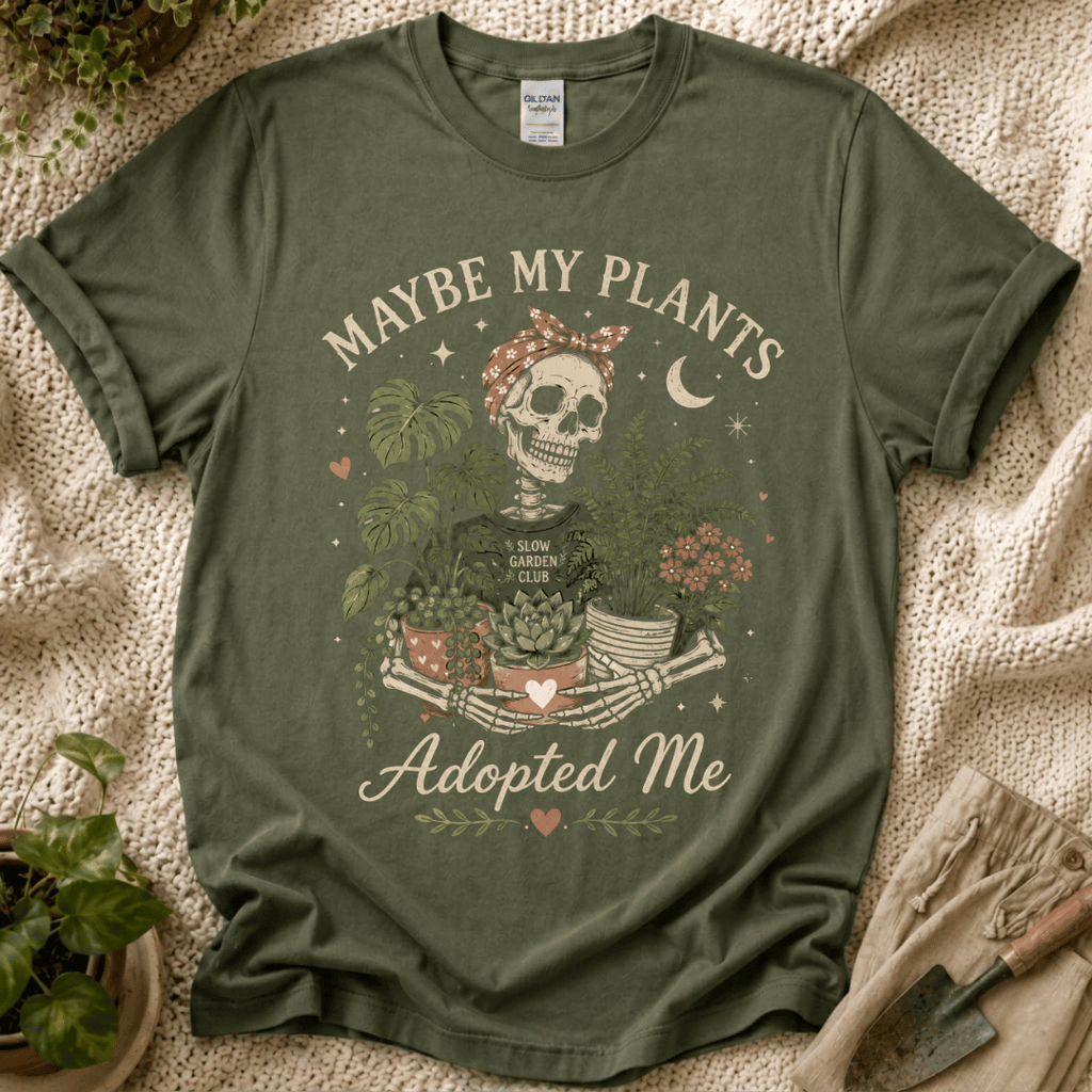 Maybe Plant Adopted Me Skelleton T-Shirt