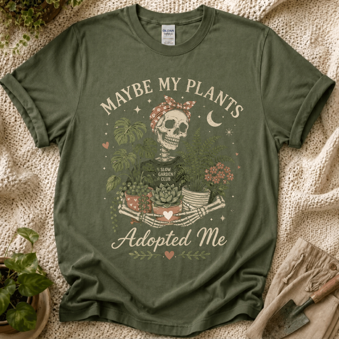 Maybe Plant Adopted Me Skelleton T-Shirt