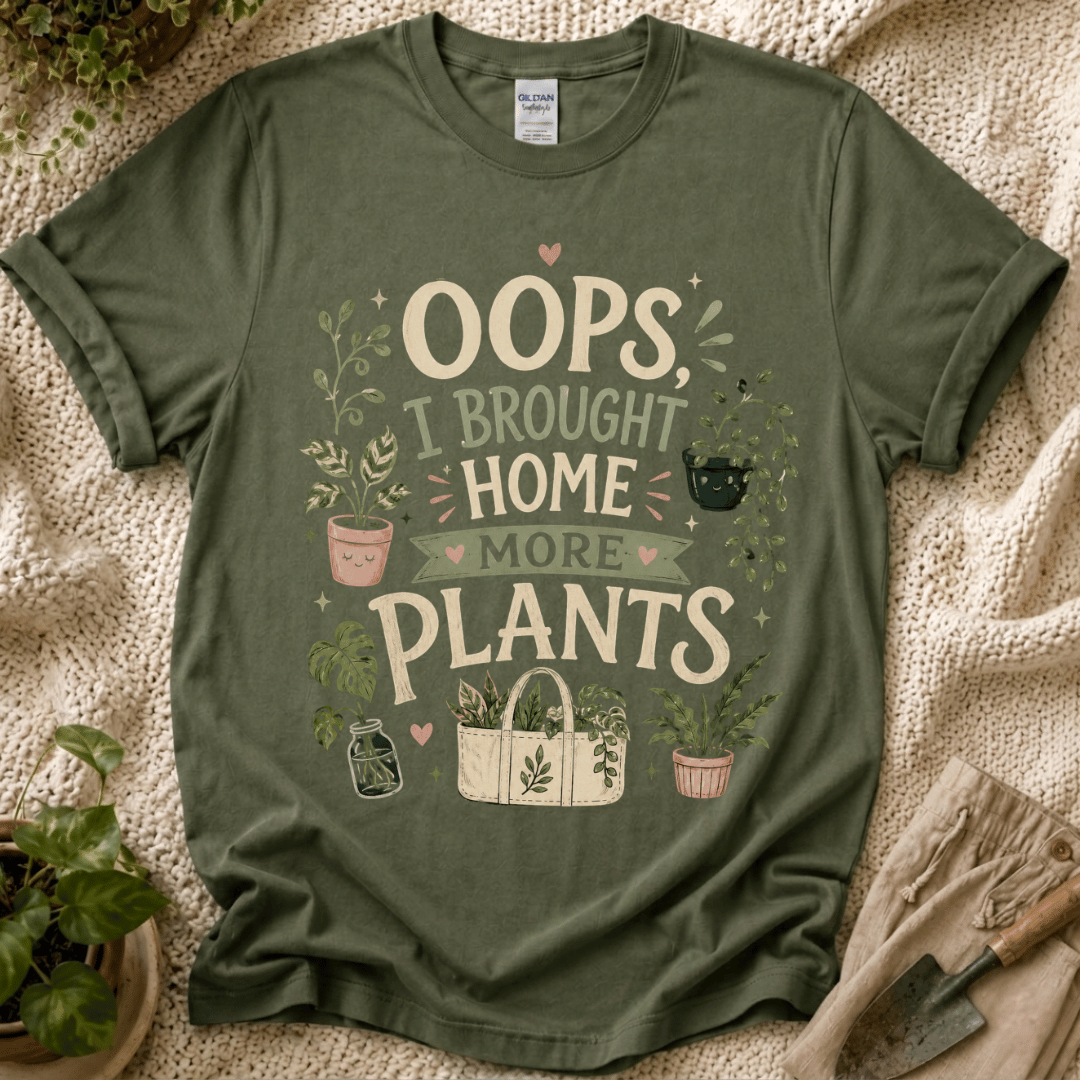 Oops I Brought Home More Plants T-Shirt