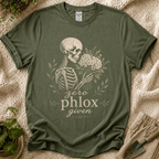 Zero Phlox Given Skeleton Flower T-Shirt by Zen & Zucchinis Slow Garden Club