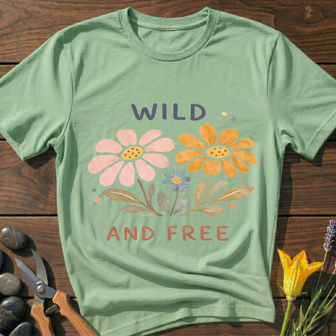Wild and Free Flower T-Shirt