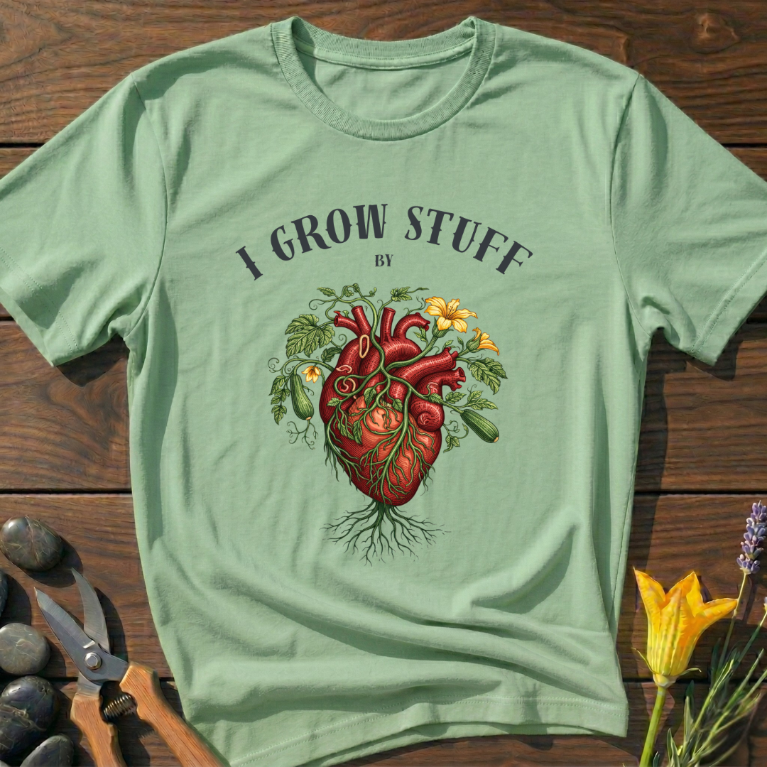I Grow Stuff By Heart - T-Shirt