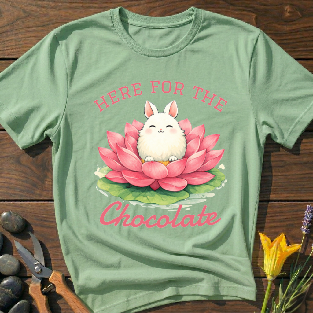 Chocolate Lotus Bunny T-Shirt