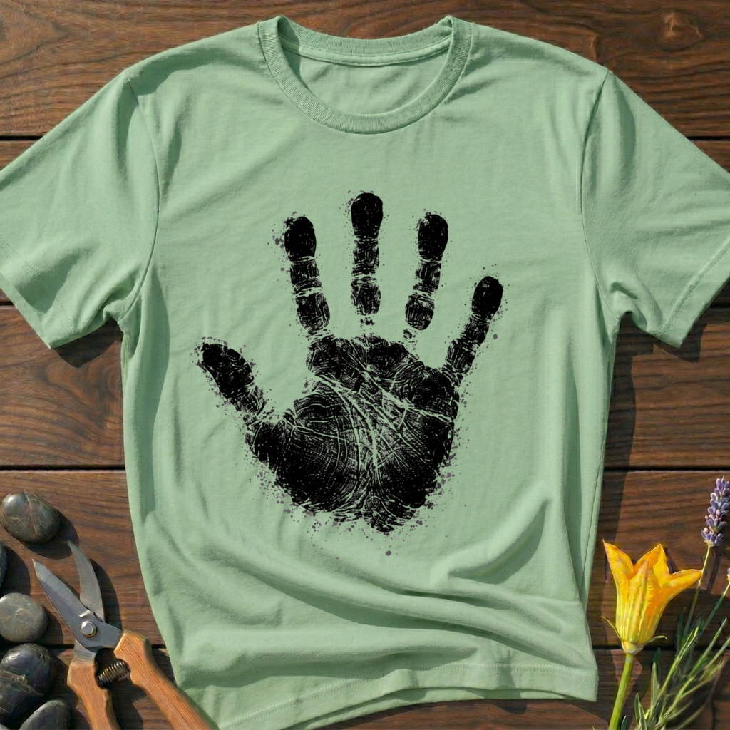 Dirty Touch T-Shirt - botanical nature graphic t-shirt, minimalist design, unisex tee”
