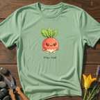 Stay Rad T-Shirt - botanical nature graphic t-shirt, minimalist design, unisex tee for Nature Lovers, Garnder, Farmer, Plant Lovers