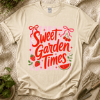 Sweet Garden Times Stripes Summer T-Shirt