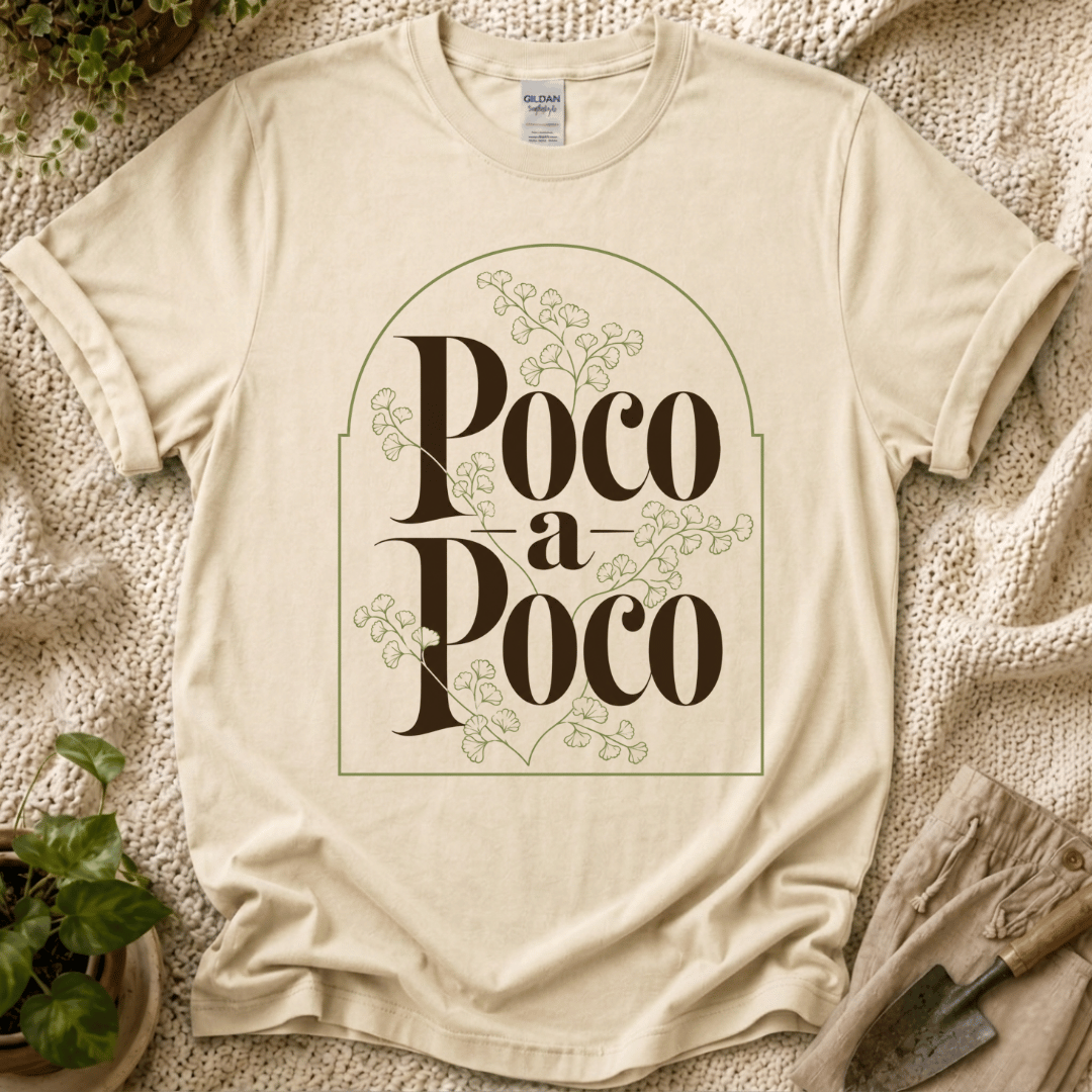 Poco a Poco Garden T-Shirt by Zen & Zucchinis Slow Garden Club