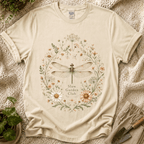 Slow Garden Club Botanical Dragonfly T-Shirt by Zen & Zucchinis Slow Garden Club