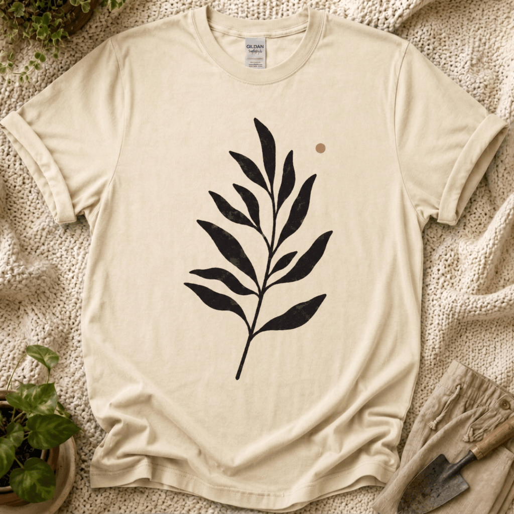 Sunset Behind Leaves T-Shirt