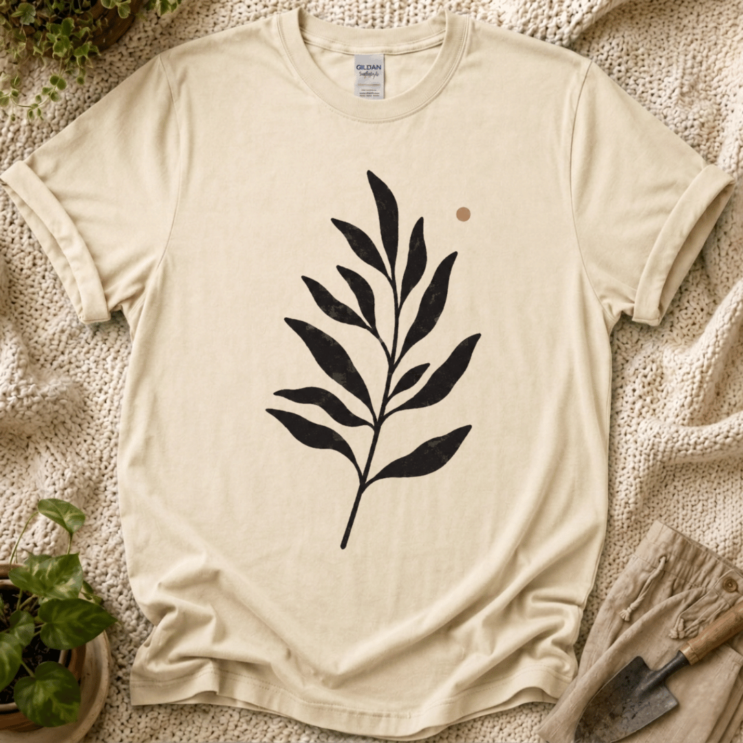 Sunset Behind Leaves T-Shirt