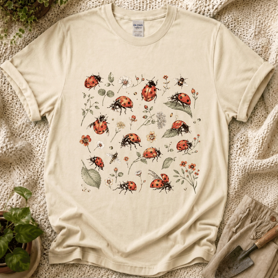 Ladybug Meadow Garden Friend T-Shirt