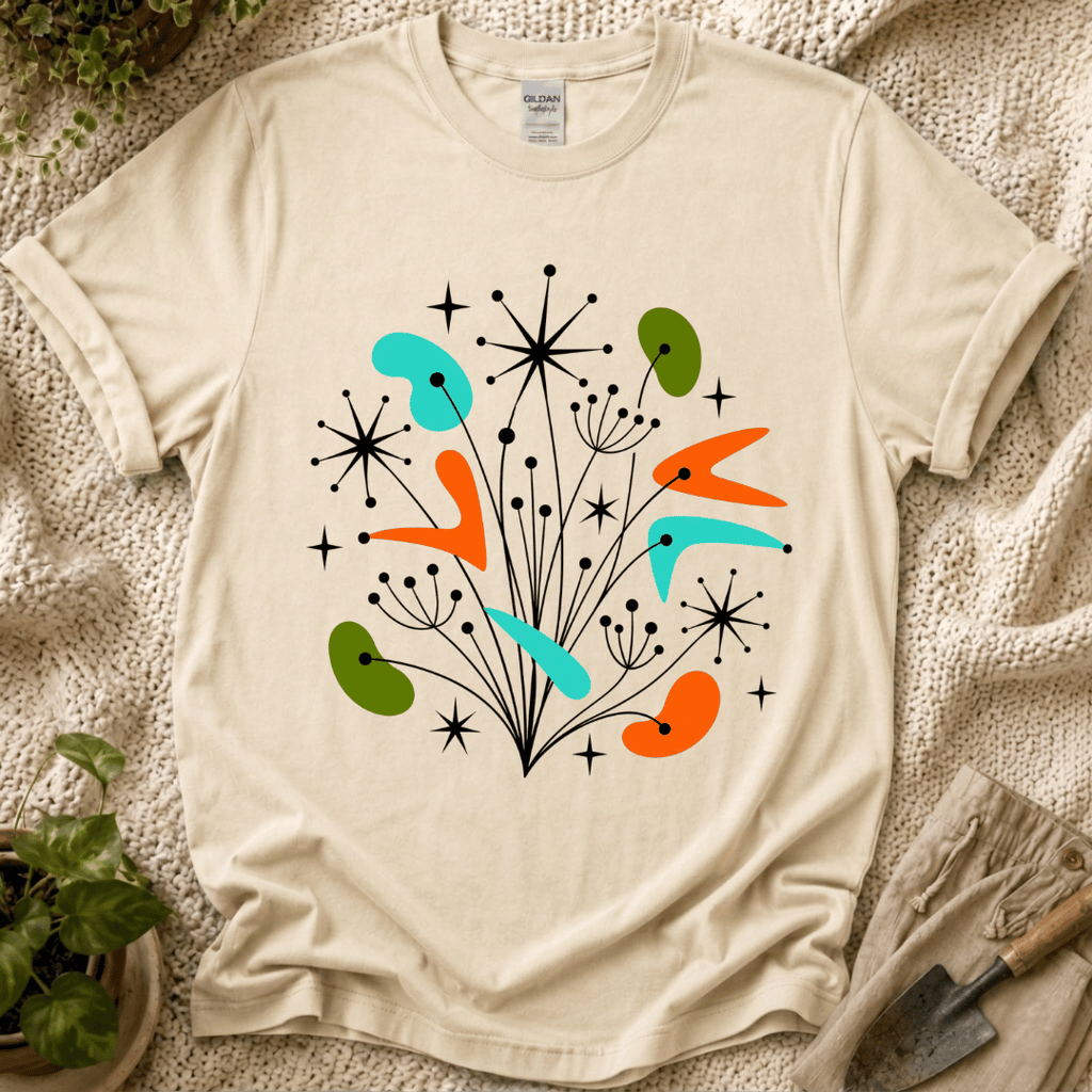 Colorful Wildflower Calm T-Shirt by Zen & Zucchinis Slow Garden Club