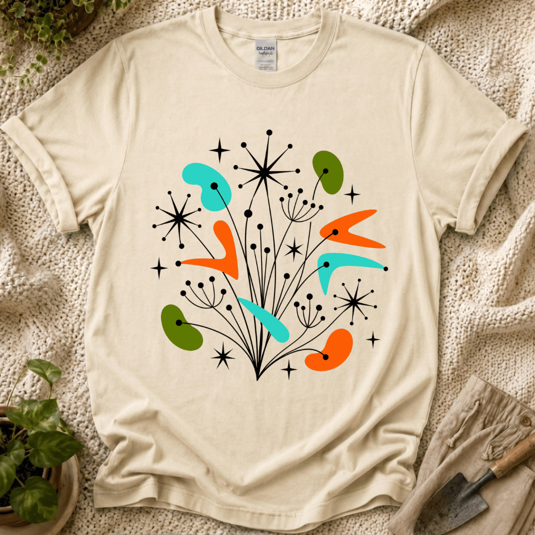 Colorful Wildflower Calm T-Shirt by Zen & Zucchinis Slow Garden Club