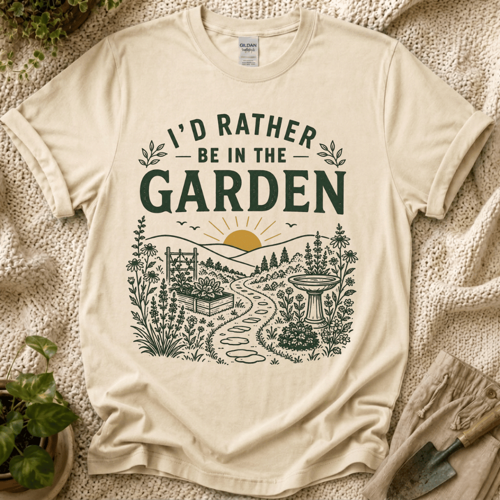 I'd Rather Be In The Garden T-Shirt