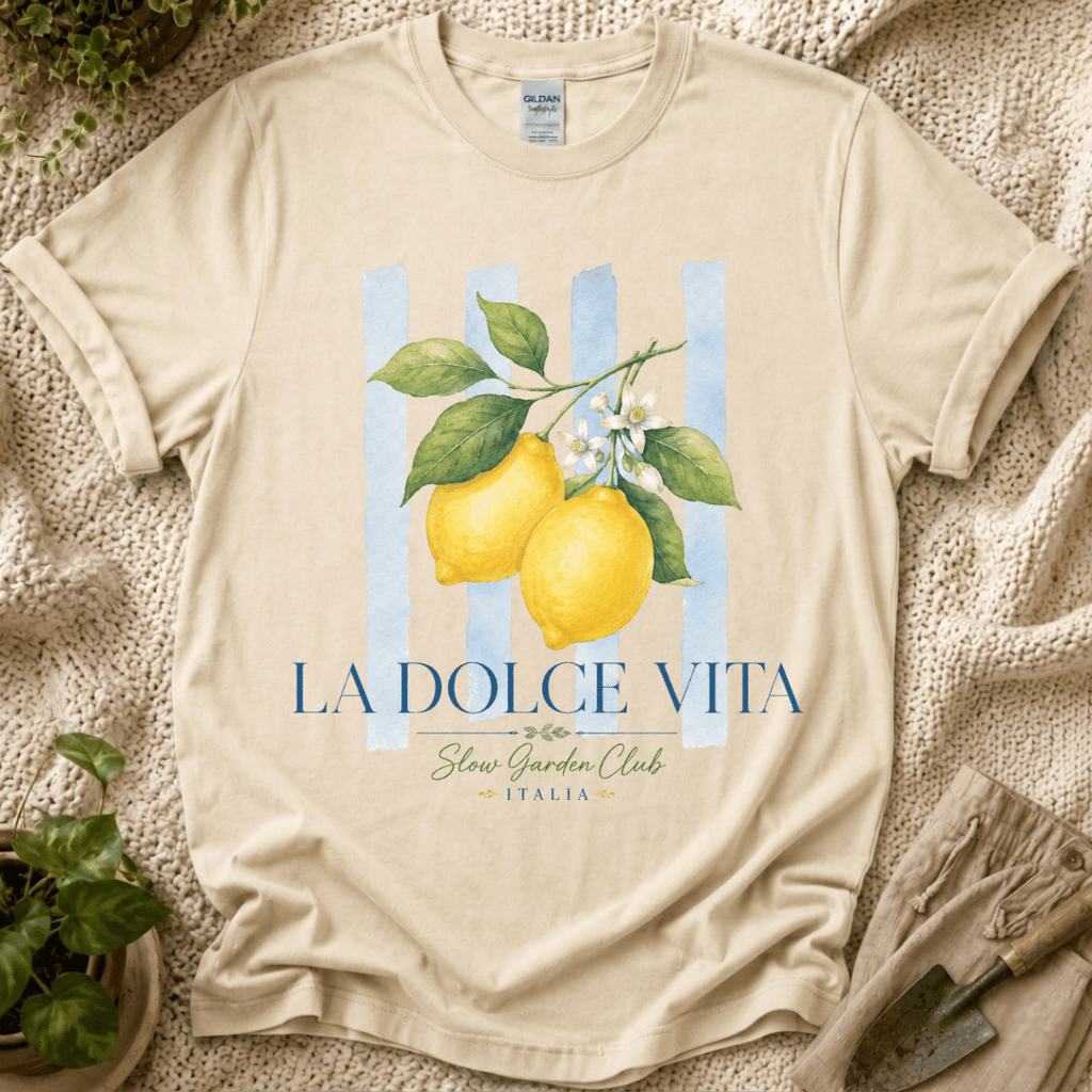 La Dolce Vita Lemon Summer Stripes T-Shirt