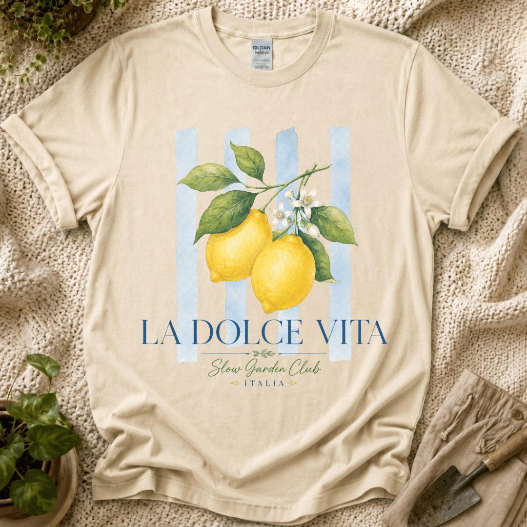 La Dolce Vita Lemon Summer Stripes T-Shirt