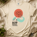Nature Heals Botanical T-Shirt by Zen & Zucchinis Slow Garden Club