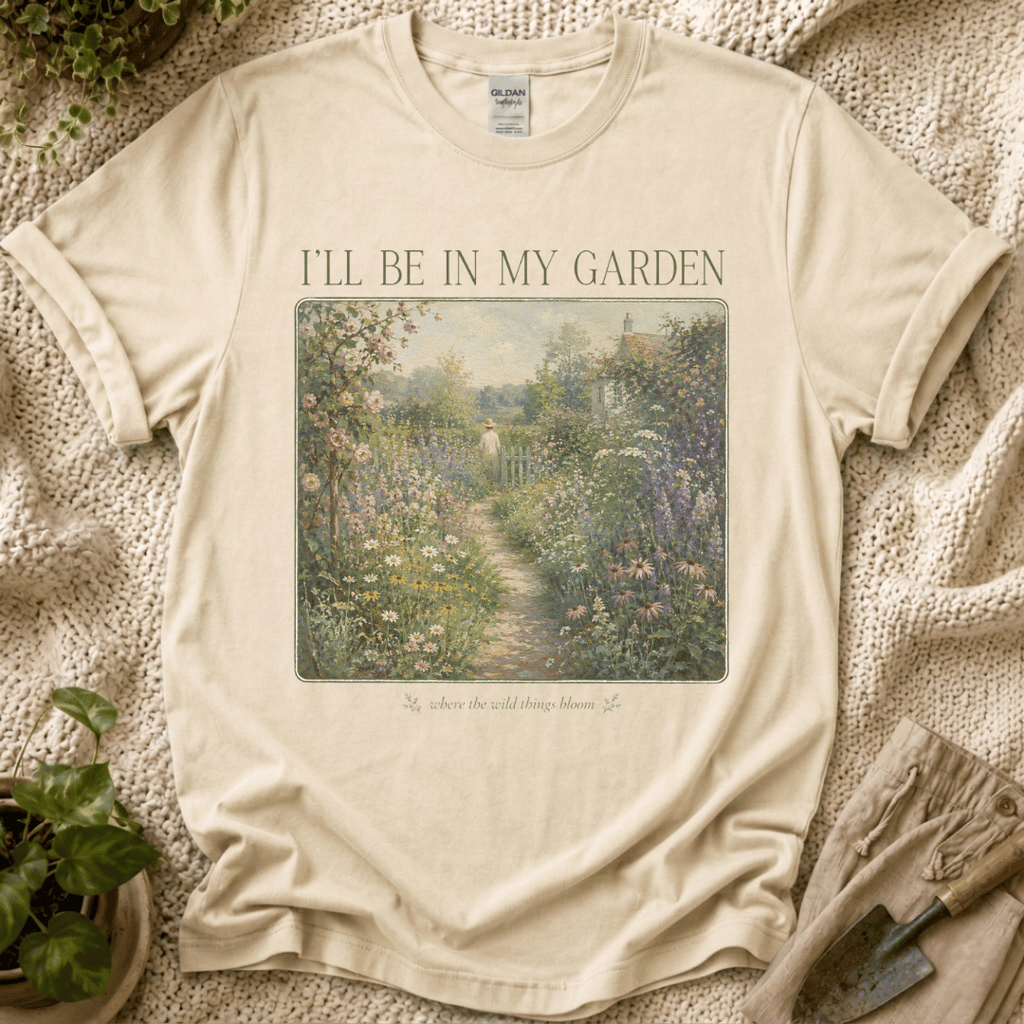 I’ll Be in My Garden Wild Things Bloom T-Shirt