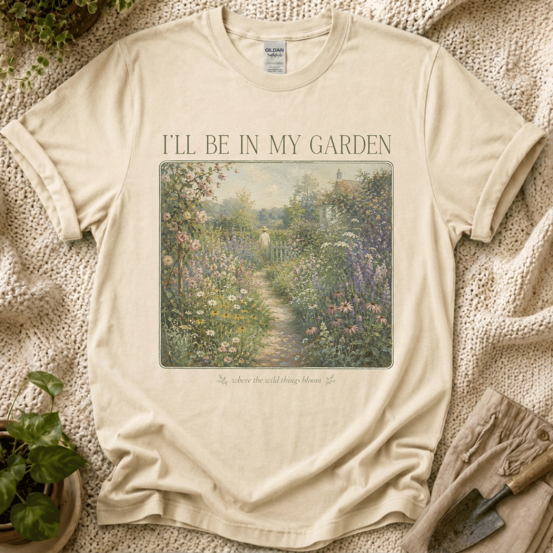 I’ll Be in My Garden Wild Things Bloom T-Shirt