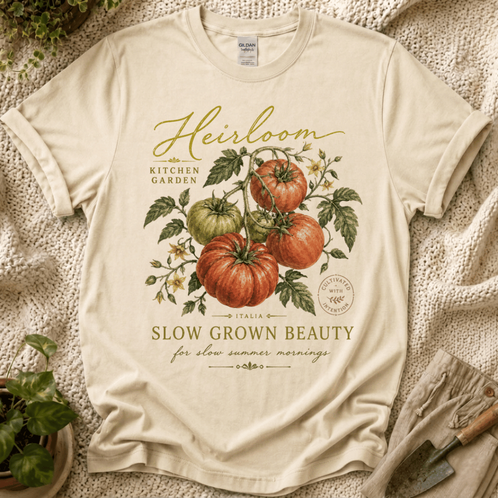 Heirloom Kitchen Garden Slow Grown Beauty T-Shirt