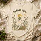 Healing Hands Garden Mother T-Shirt by Zen & Zucchinis Slow Garden Club