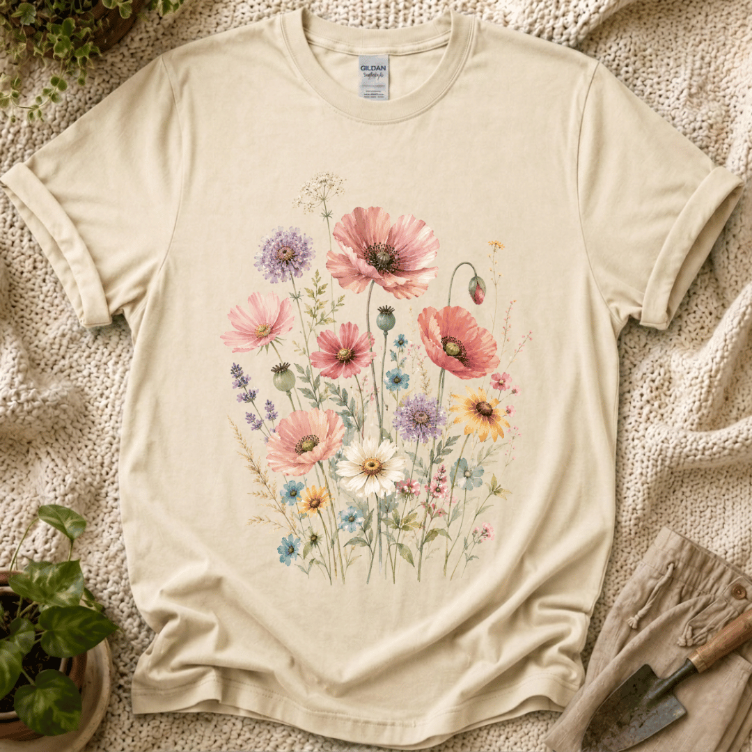 Soft Wildflower Bouquet T-Shirt