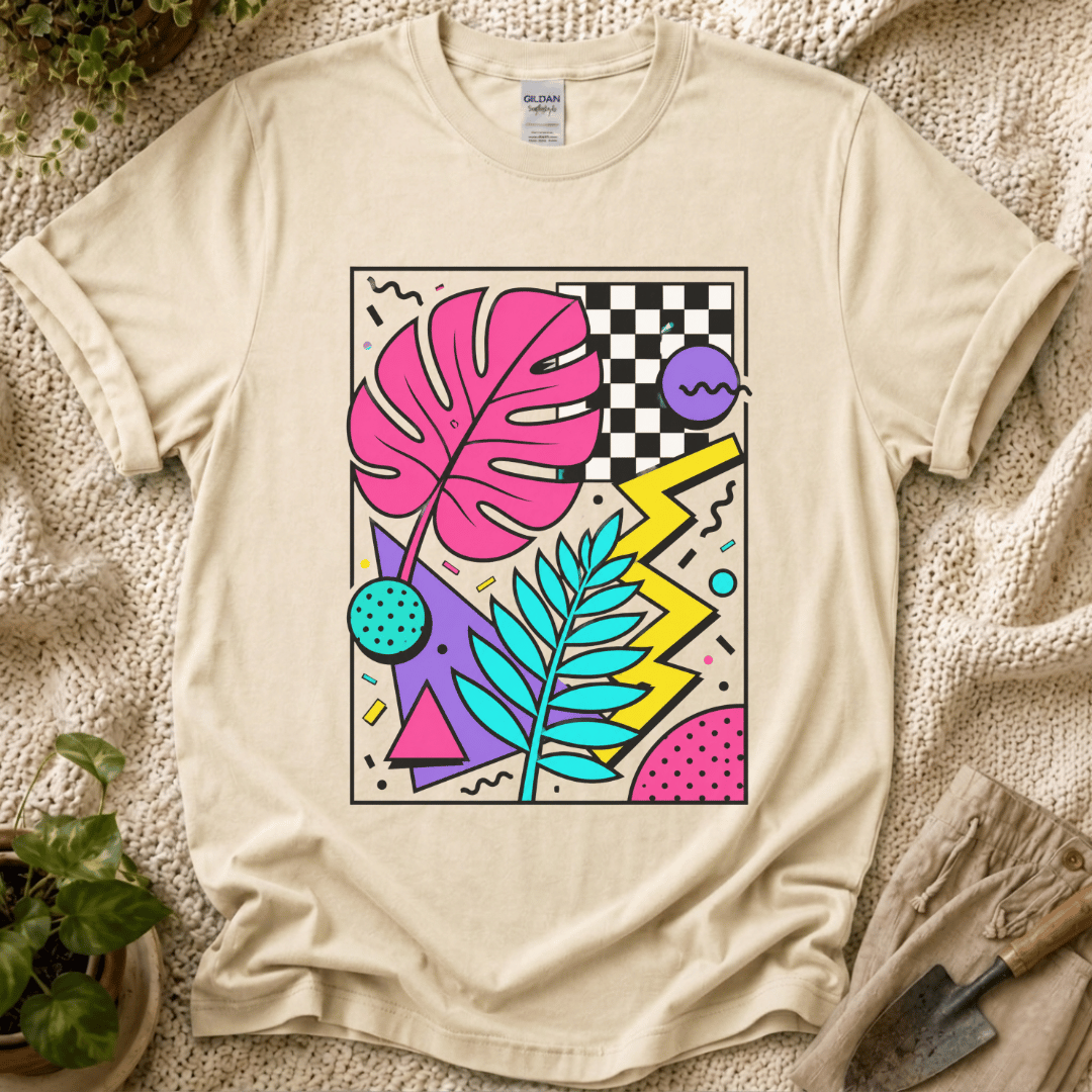 Abstract Wildflower Garden T-Shirt by Zen & Zucchinis Slow Garden Club