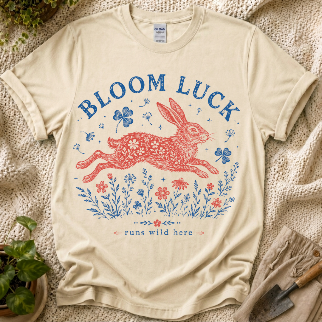 Bloom Luck Rabbit Meadow T-Shirt