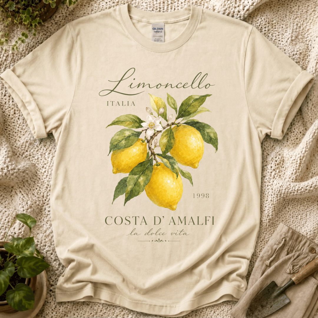 Limoncello Italia Costa d'Amalfi T-Shirt by Zen & Zucchinis Slow Garden Club