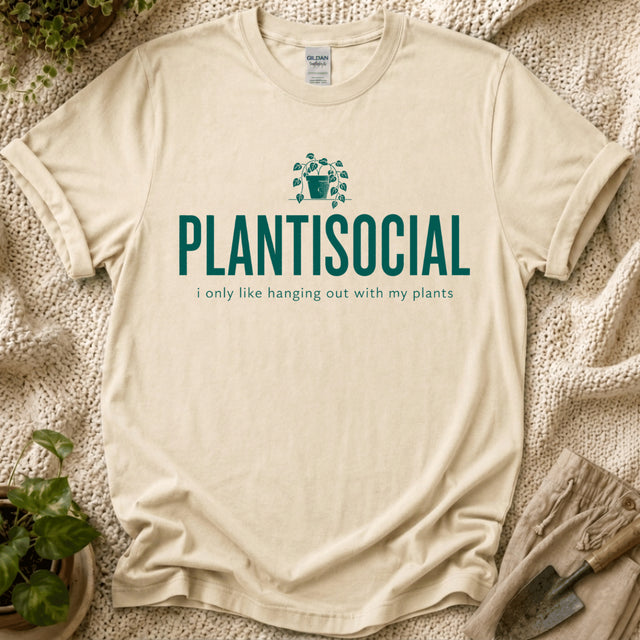 Plantisocial T-Shirt by Zen & Zucchinis Slow Garden Club