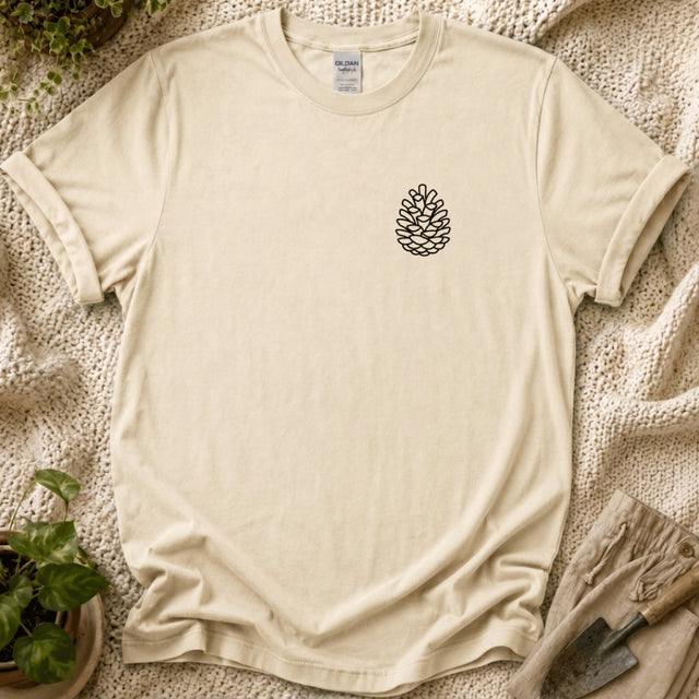 Quiet Pinecone Botanical T-Shirt by Zen & Zucchinis Slow Garden Club