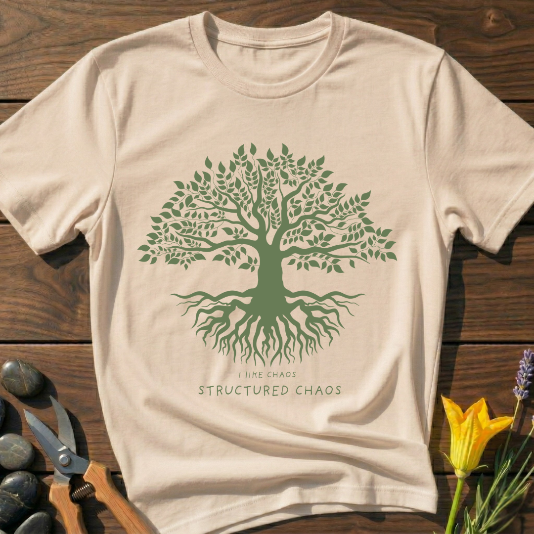 Structured Chaos Tree T-Shirt