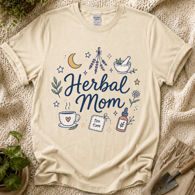 Herbal Mum Garden T-Shirt - Zen & Zucchinis garden graphic tee