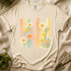 Flower Watercolor Wall T-Shirt by Zen & Zucchinis Slow Garden Club