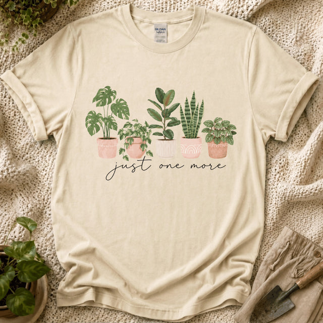 Just One More Houseplant T-Shirt by Zen & Zucchinis Slow Garden Club