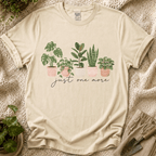 Just One More Houseplant T-Shirt by Zen & Zucchinis Slow Garden Club