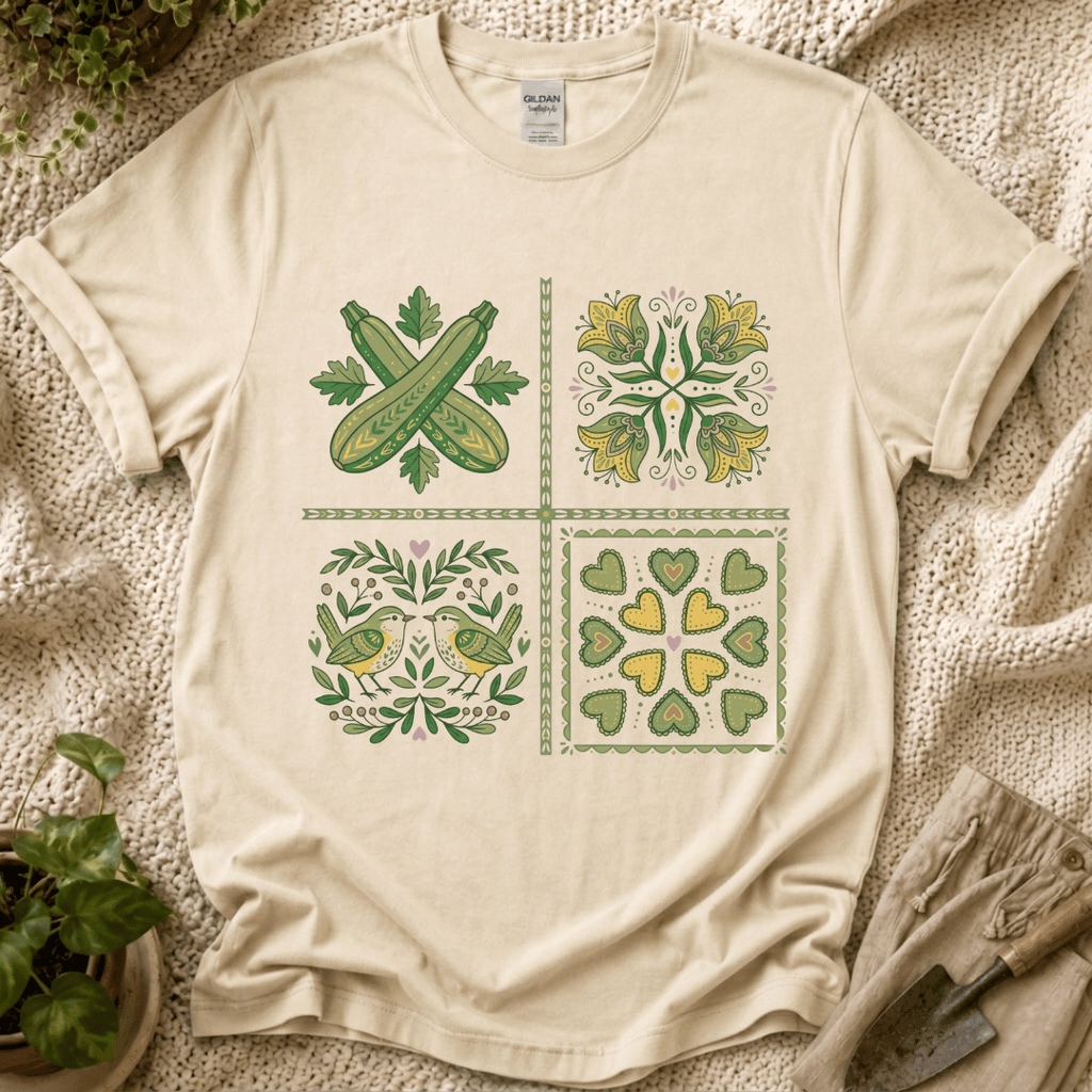 Zen & Zucchinis Folk Garden T-Shirt